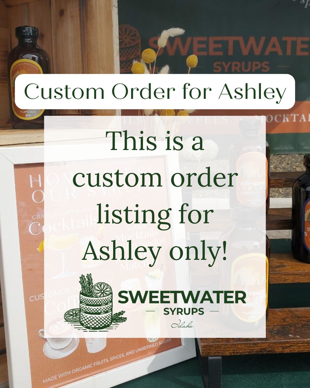 Custom Order for Ashley